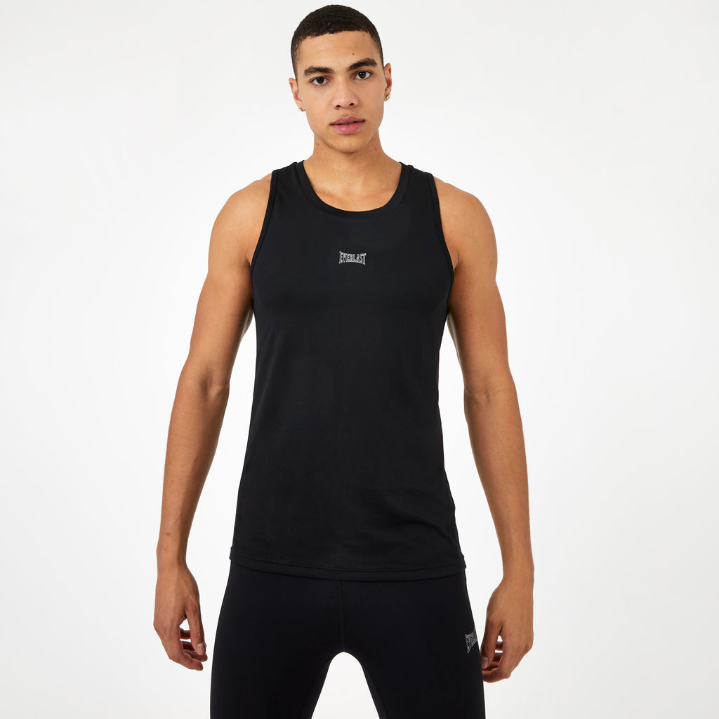 Everlast Men's Poly Tank Top Black
