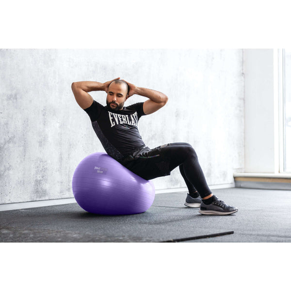 Everlast 55Cm Anti-Burst Stability Ball W/3Lb Sand Weight Purple