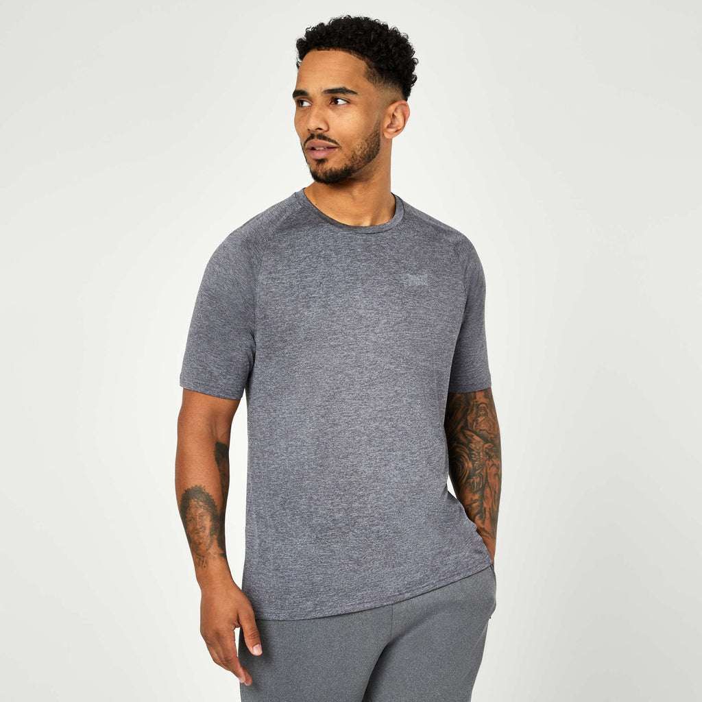 Everlast Men's Poly T-Shirt Grey