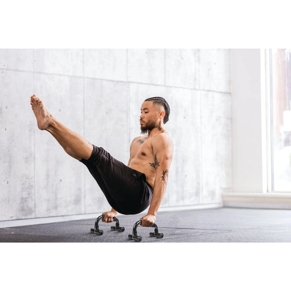 Everlast Push Up Stands - Set Of 2 Black