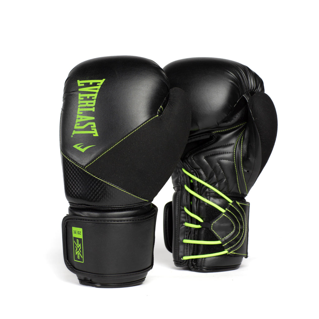 Everlast Protex Boxing Gloves Black/Green