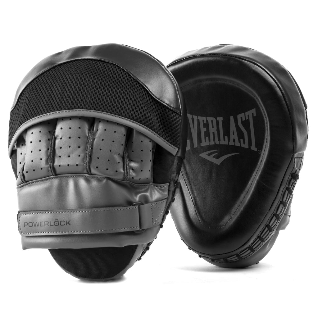 Everlast Powerlock Focus Mitts Black/Grey